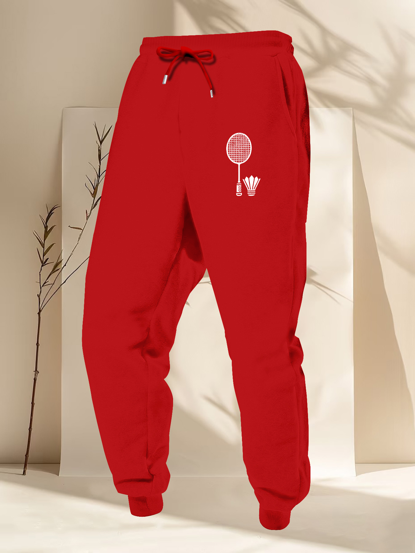 Badminton Icon - Pantalones Deportivos para Hombre, Estilo Casual