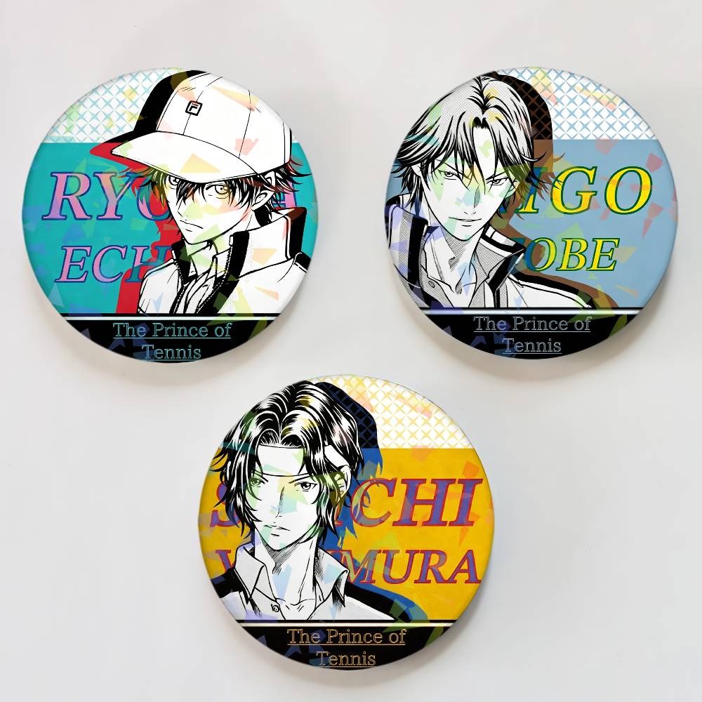 Badminton Icon - Pin Redondo con Diseño de Anime
