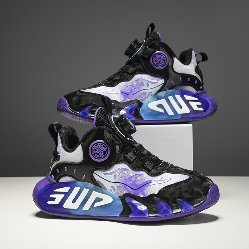 Badminton Kids - Zapatillas de baloncesto para niños con