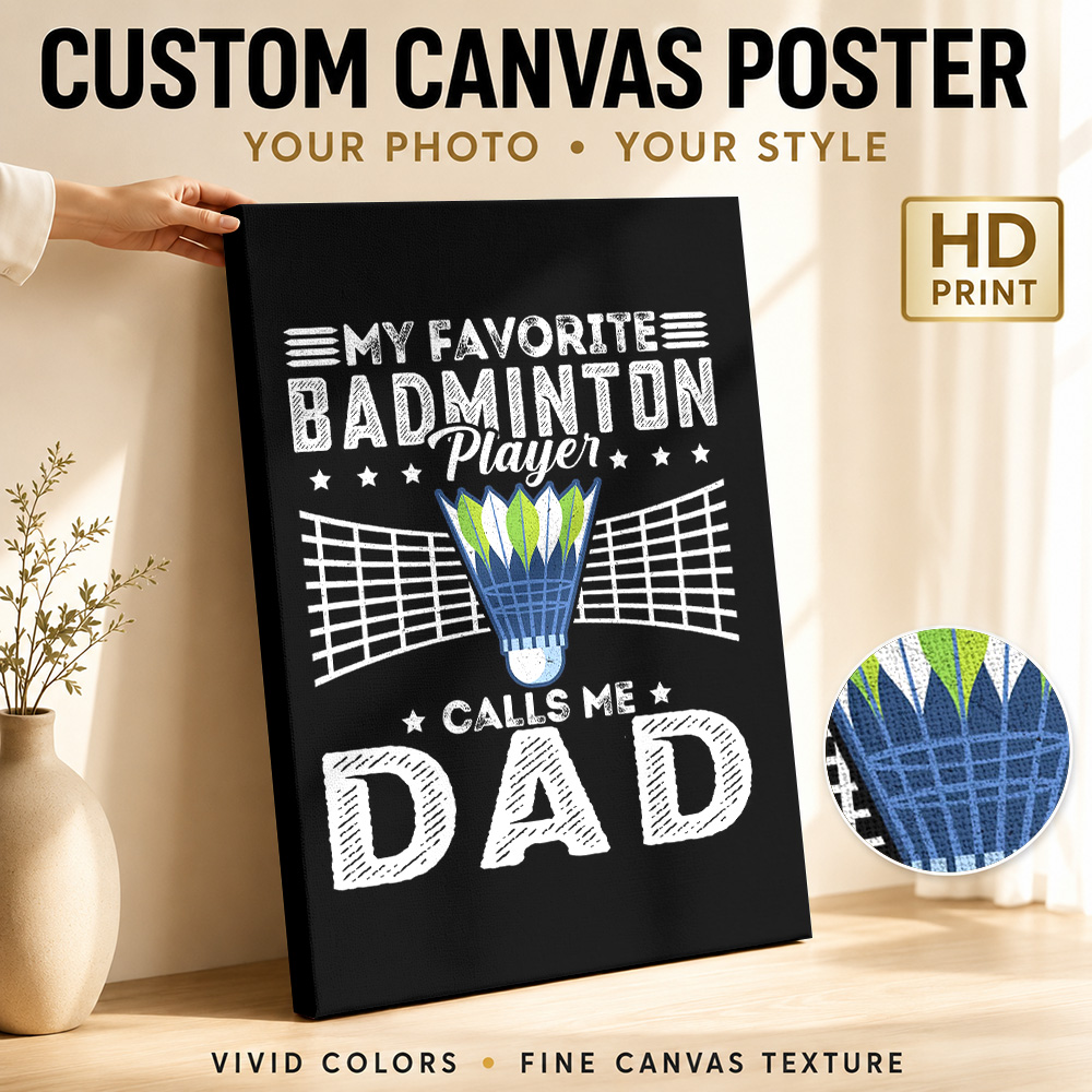 Badminton Photo - Póster Impreso en Lienzo con la