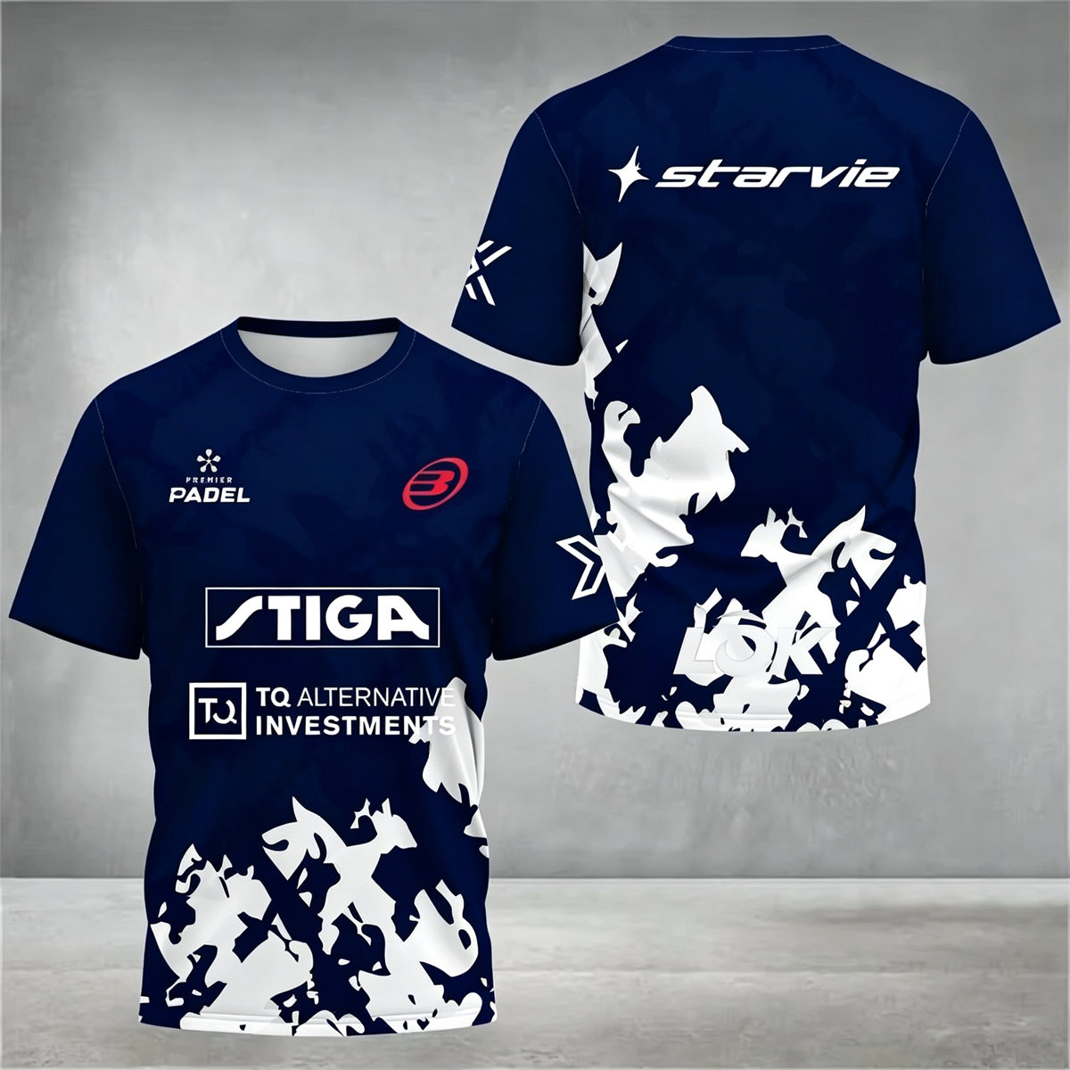 Badminton Asia - Camiseta Deportiva de Pádel para Hombre,