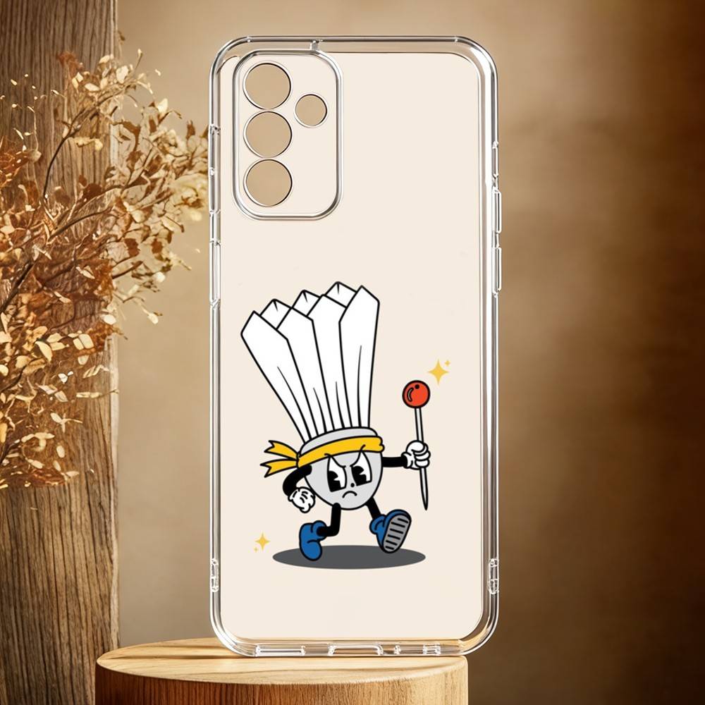 Funda de teléfono con ilustrac - Badminton Quotes reseña y precio
