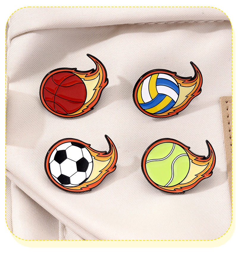 Broche esmaltado con bola de l - Badminton Icon reseña y precio
