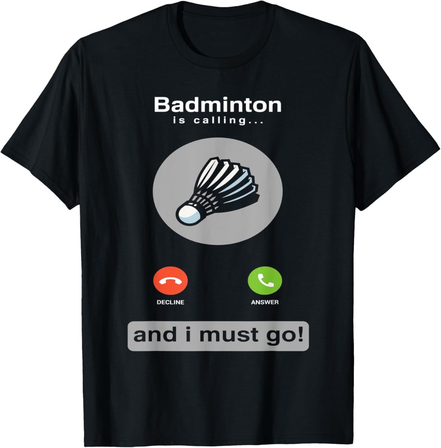 Camiseta divertida de bádminto - Badminton Quotes Short reseña y precio