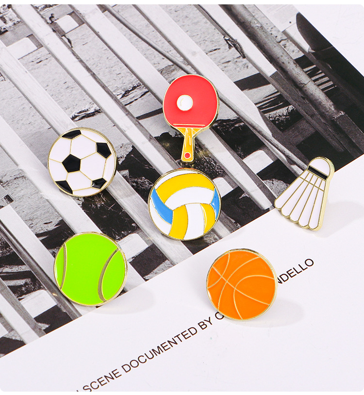 Broche de dibujos animados de  - Badminton Icon reseña y precio