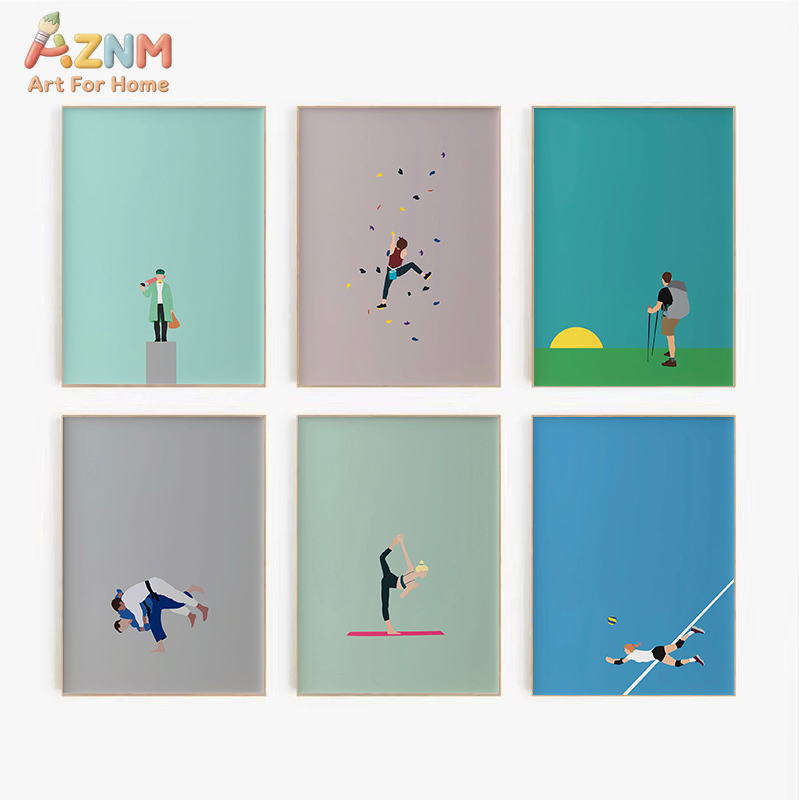 AZNM Arte de pared minimalista - Badminton Quotes reseña y precio